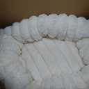 Donut Small Dog Bed Round Calming Kitten & Puppy Bed,20in White