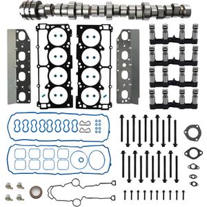 5.7L Non MDS Hemi Camshaft Lifter Kit w/Head Gasket Bolts Set Fit for Jeep Grand Cherokee Chrysler 300 Dodge Charger Challenger Durango 2009-2016 V8 5.7L 53022372AA 53021720AD HS26423PT