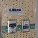 Horse Race Board Game Racing Game Thickened Solid Wood with 11 Luxurious Durable Classic Metal Horses with 2 Dice and 2 Boxes of Cards Horse Racing Game (Log Color, Rectangle)