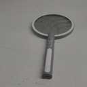 Electric Fly Swatter Racket, Mosiller 2 in 1 Smart Bug Zapper & Power Take Off Generators with USB Rechargeable Base, Powerful Mosquitoes Trap Lamp & Fly Killer for Home, Bedroom (Light Grey1 Pack)