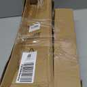 QDWIS 2 Pack Wood Curtain Rods for Windows 66 to 120 Inch, 1'' Adjustable Decorative Drapery Rods with Imitation Wood Grain Leaf Pattern Finials, Boho Heavy Duty Curtain Rods Set 36''-120''