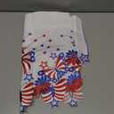 Embroidered 250 Anniversary Patriotic Kitchen Curtain Valance 58 x 14 Inch 4th of July 250 Years of Freedom Red White Blue Eagle Window Treatment Valance Curtain for Memorial Day
