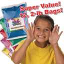 S&S Worldwide Color Splash! Colored Art Sand for Kids Crafts – Non-Toxic Sand Art Supplies for Layering, Decorating & Sensory Play – Bright Colors for Classroom, Camp & DIY Projects