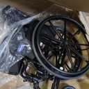 Invacare 9000 XT High Performance Lighter Weight Wheelchair, With Desk Length Arms, 20" Seat Width, 9XT_33131, Black Satin