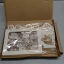 5x7 Kids Picture Frame, HD Glass Tabletop or Wall Horizontal Display, White Plastic Toy Car Frame, Girl and Boy Children's