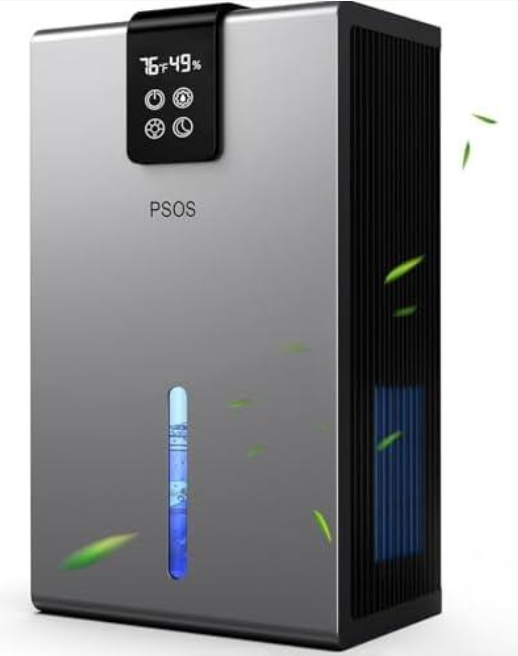 PSOS Dehumidifier 118 OZ Dehumidifier for Home Grey