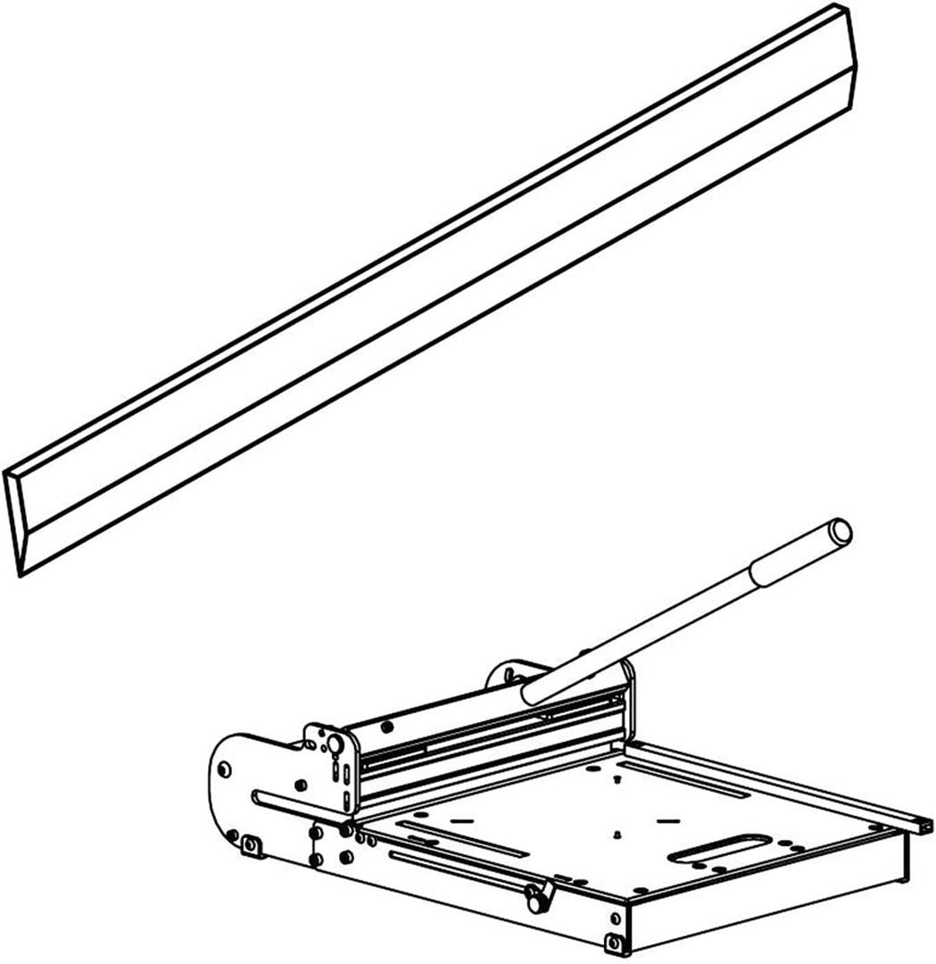 13" Replacement Blade LVT-330RB; For 13" Pro Vinyl floor cutter LVT-330 & NLVT-330 (13"L x 24mm W.)