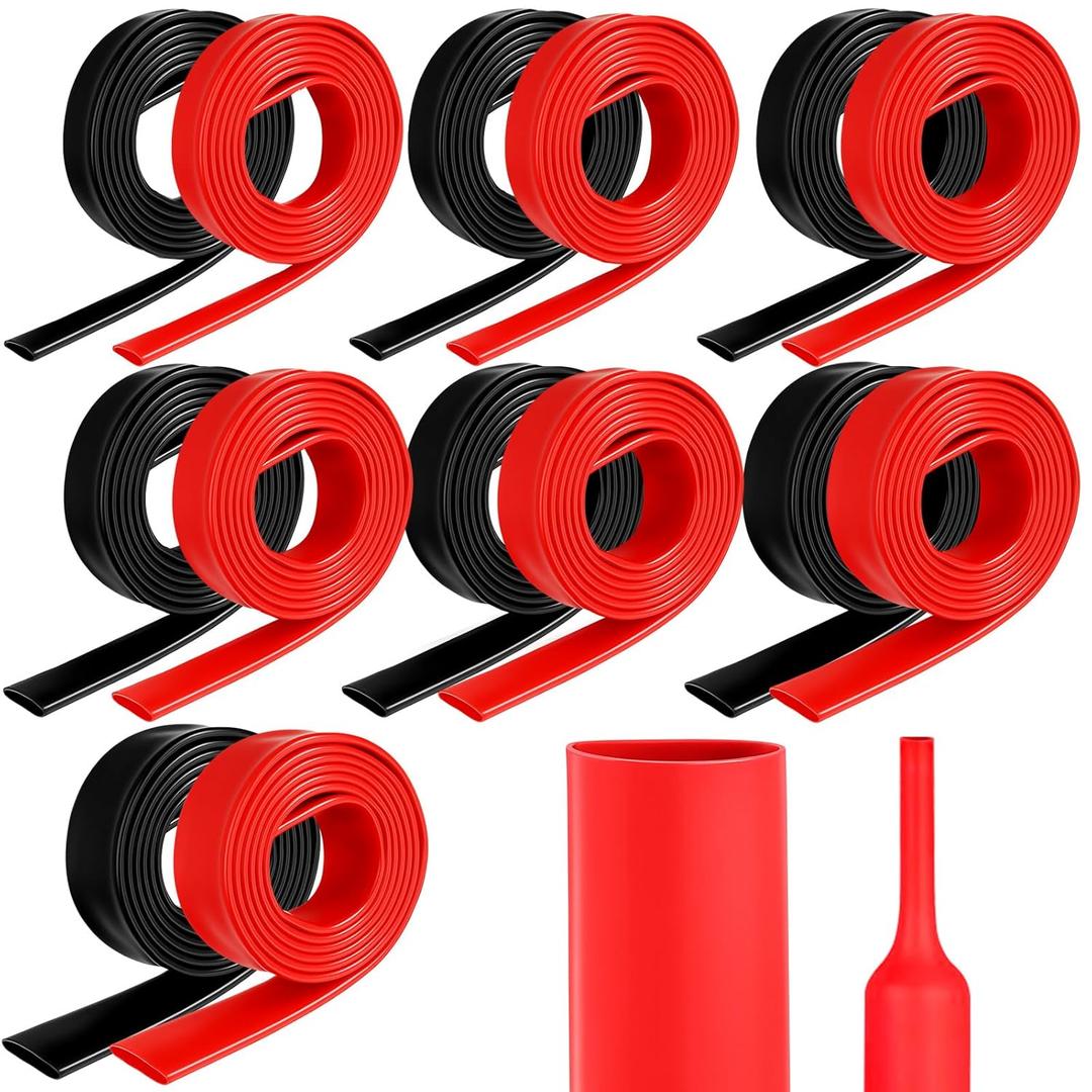 14roll*3.3ft=46.2ft Heat Shrink Tubing Kit 3:1 Adhesive Lined Shrinkable Wire Wrap Tube from 3/32 to 3/4 Marine Grade Waterproof Insulated Sealed or Industrial Automotive Cable Repair