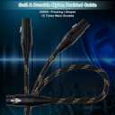 XLR to 1/4 Inch (6.35mm) TRS Cable, Balanced XLR Female to 1/4 Adapter 6FT 2Pack, Quarter Inch to Microphone Cable