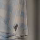 Checkered Tablecloth Rectangle Waterproof Gingham Table Cloth Washable Buffalo Plaid Table Cover Wrinkle Free for Kitchen, Dining and Outdoor Picnic, 60 x 84 Inch, Light Blue and White