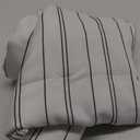 jinchan Black and White Striped Curtain for Bedroom 100 Inch Extra Wide Sliding Glass Door Room Divider Curtain 96 Inch Length Privacy Light Filtering Pinstripe Bedroom Window Treatment Drape 1 Panel