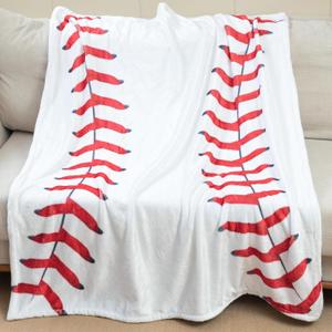 Sviuse Baseball Blanket Baseballs Gifts Blanket for Boys and Adults Flannel Soft Sport Throw for Baseball Lovers All Season Couch Bed Sofa Home Decor (50"x60", White Baseball)