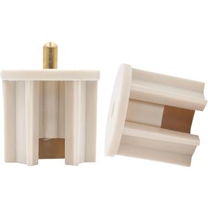 Universal Replacement Mounting Brackets of Exterior Sun Shades Roller up Blinds,Indoor/Outdoor (Beige, 38mm Clutch Plug)