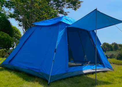 Tent for Camping and Hiking, 55"×,75, Blue