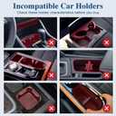 Car Cup Holder Expander, Cup Holder Extender Adapter with Expandable Arm and Adjustable Base, Compatible with Yeti Ramblers, Hydro Flasks, Stanley, Owala Most Coffee Mugs Bottles & Cups (CUP-B-1pack)