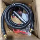 Fill-Rite FR610HA 115V 15 GPM Fuel Transfer Pump w/Discharge Hose & Automatic Nozzle (Red) | Gasoline, Diesel, Kerosene, Ethanol & Methanol Blends & Biodiesel