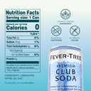 Fever-Tree Club Soda Premium Zero Calorie Mixer for Cocktails and Mocktails, 5.1 fl oz Cans, Pack of 8 Naturally Sourced, Non-GMO (EXP 09/11/26)