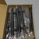 Home Expert 10 Pack 4 Inch Black Cabinet Handles Matte Black Cabinet Pulls Black Dresser Drawer Pulls Stainless Steel Kitchen Cabinet Handles Matte Black 6-3/8 Inch Overall Length