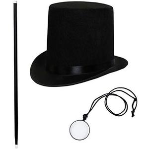 Tigerdoe Gentleman's Costume - Rich Man & Victorian Accessories - 3-Piece Victorian Costume