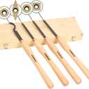20" Full Size 4 PCS Carbide Wood Lathe Turning Tool Set, Carbide Wood Lathe Chisel Set, Carbide Lathe Turning Tool, Carbide Turning Tool (20INCH 4PCS)