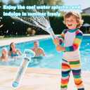 Firework Water Gun, Romantic Fireworks Style Water Spray Toy for Couples, High Pressure Pull-Out Sprinkler Spray Toys for Bathing, Pool, Party Entertainment (2Pcs E)