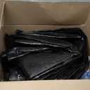 Black Tarps Heavy Duty Waterproof 20x30, 12 Mil Thick, High Durability, Rip and Tear Resistant with Metal Grommets Every 20 Inches