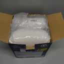 Padded King Mattress Protector, Breathable Waterproof Mattress Pad Cover Fitted Deep Pocket 8"-21", Soft Noiseless Mattress Cover Washable Cooling for Home Hotel Bedroom, White