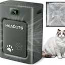 Pet Air Purifier for Home Large Room 2500 sq ft,H13 HEPA Washable Double-Sided Filter,Air Cleaner for Pet Hair Dander Odor Allergies Pollutant Smoke Dust,PM2.5 Air Quality Monitor,Auto Mode,P358 Black