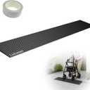 LIEKUMM 3/4" Rise Rubber Threshold Ramp for Doorways, 2500 lbs Heavy Duty Door Sill Ramp with Adhesive, Non-Slip Indoor Transition for Wheelchair, Walker & Robot Vacuum, Cuttable