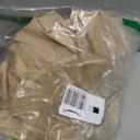 Mini Burlap Tree Skirt, 24'' Small Christmas Tree Skirt with Ruffle Border, Linen Rustic Farmhouse Tabletop Christmas Tree Decorations for Fall Thanksgiving Boho Party Decor