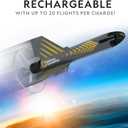 National Geographic Rocket Launcher - Motorized Air Rocket Toy with Patented Design, Launch up to 200 Feet, Outdoor Toys & Model Rockets, Gifts for Kids Ages 8-12, Space Toys