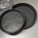 Neoaider Set of 3 Tall Planter, 24/21/12in Large Plastic Planter, Firey Red