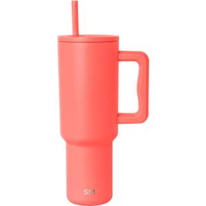 Simple Modern 40 oz Trek Tumbler with Handle and Straw Lid | Cup Holder Friendly Insulated Stainless Steel Travel Mug | Honolulu
