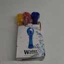 CEBUY Handheld Water Water Spray Fan, Mist Fans for Outside Portable, 3 Pack (Dark Blue/ Red/ Yellow)