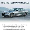 Gloss Black Rear Spoiler Wing Compatible with BMW 5 Series G30, M5 F90 2017-2023, Trunk Spoiler for 530i, 540i
