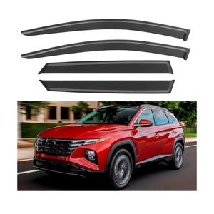 Window Visors Rain Guards for 2022 2023 2024 2025 Hyundai Tucson, Out-Channel Window Vent Wind Deflectors Visors Shades for 22 23 24 25 Tucson SE SEL N-Line Limited
