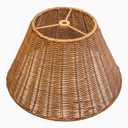 Small Lamp Shades Woven Boho Wicker Lampshades, DIY Natural Rattan Hand Crafted Lamp Cover, Empire Lampshade for Table Desk Lamp, Floor Lamp, Bedside Lamp