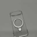 TORRAS for iPhone Air Case, Slim Magnetic Stand, Open-Edge Thin Frame Fit, Hard PC, Fit for MagSafe, Anti-Yellowing Phone Case for iPhone 17 Air, Daily Protection, Clear