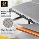Heavy-Duty Bunkie Board 10 Millimeters Heavy-Duty Non-Slip, Non-Collapse Bed Frame Support Board, Suitable for Platform Beds, Sofa Beds, Bed Fra (Queen (60x80''))