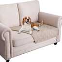 Ameritex Waterproof Blanket Reversible Dog Bed Cover Pet Blanket for Furniture Bed Couch Sofa (30x53 Inch (Pack of 1), Beige)