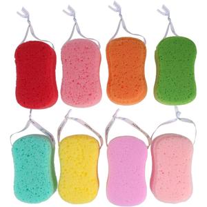 8pcs Bath Sponges for Boys and Girls and Adults Soft and Bath Scrubbers for and Skin Massage Bathing Accessory for Delicate Skin