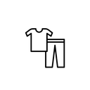 2 Piece, White Lace Short Sleeve Shirt and Shorts, Large