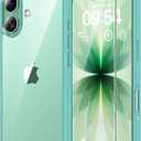 TAURI for iPhone 17 Case, Anti-Yellowing with Screen Protector, Military-Grade Protection Shockproof Slim Phone Case for iPhone 17, Green