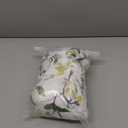 Chair Seat Covers Dining Room Set of 6,Soft Printed Patterned Stretch Non Slip Removable Washable Dining Seat Cover Protector Cover for Home Hotel Banquet Wedding Party (Yellow Lemon Light Blue Flower