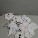 Halloween Ghost Decor, 10Pcs Spooky Ghosts String Lights Battery Operated with Timer,8 Lighting Mode for Home Window Indoor Outdoor Halloween Party Decorations