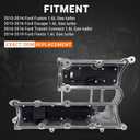 1.6L Aluminum Valve Cover Compatible with 2013-2016 Ford Escape 2014-2019 Fiesta Replace# BM5Z6582A BM5Z-6582-A, 6 inches x 12 inches x 17 inches