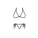 AI'MAGE Womens High Waisted Bikini Sets Tummy Control Bathing Suits Halter Two Piece Swimsuit Modest Bikini 2025 Medium