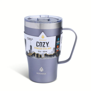 MANNA  COZY STAINLESS STEEL MUG 18 OZ