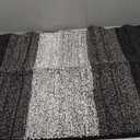 Kitinjoy Indoor Outdoor Door Mat, 32x20 Non-Slip Absorbent Dirt Trapper, Low-Profile Washable Inside Entrance Front Floor Mat, Sturdy Soft Entry Doormats for Entryway, Black