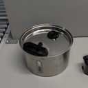 Cat Water Fountain Wireless Stainless Steel with Sensor 3.5L/118oz Battery Operated Rechargeable Automatic Water Dispenser Quiet Pump for Drinking Indoor, Easy Clean for Cats Dogs Pets